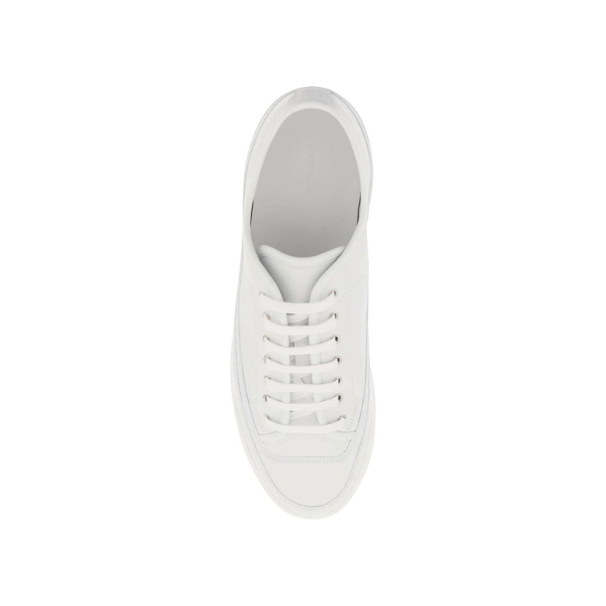 White Leather Court Sneakers JOHN LOBB JOHN JULIA.