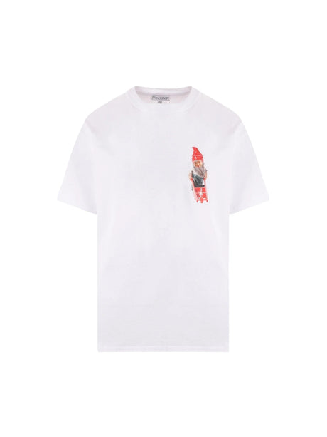 Cotton Gnome Print T-shirt-JW ANDERSON-JOHN JULIA