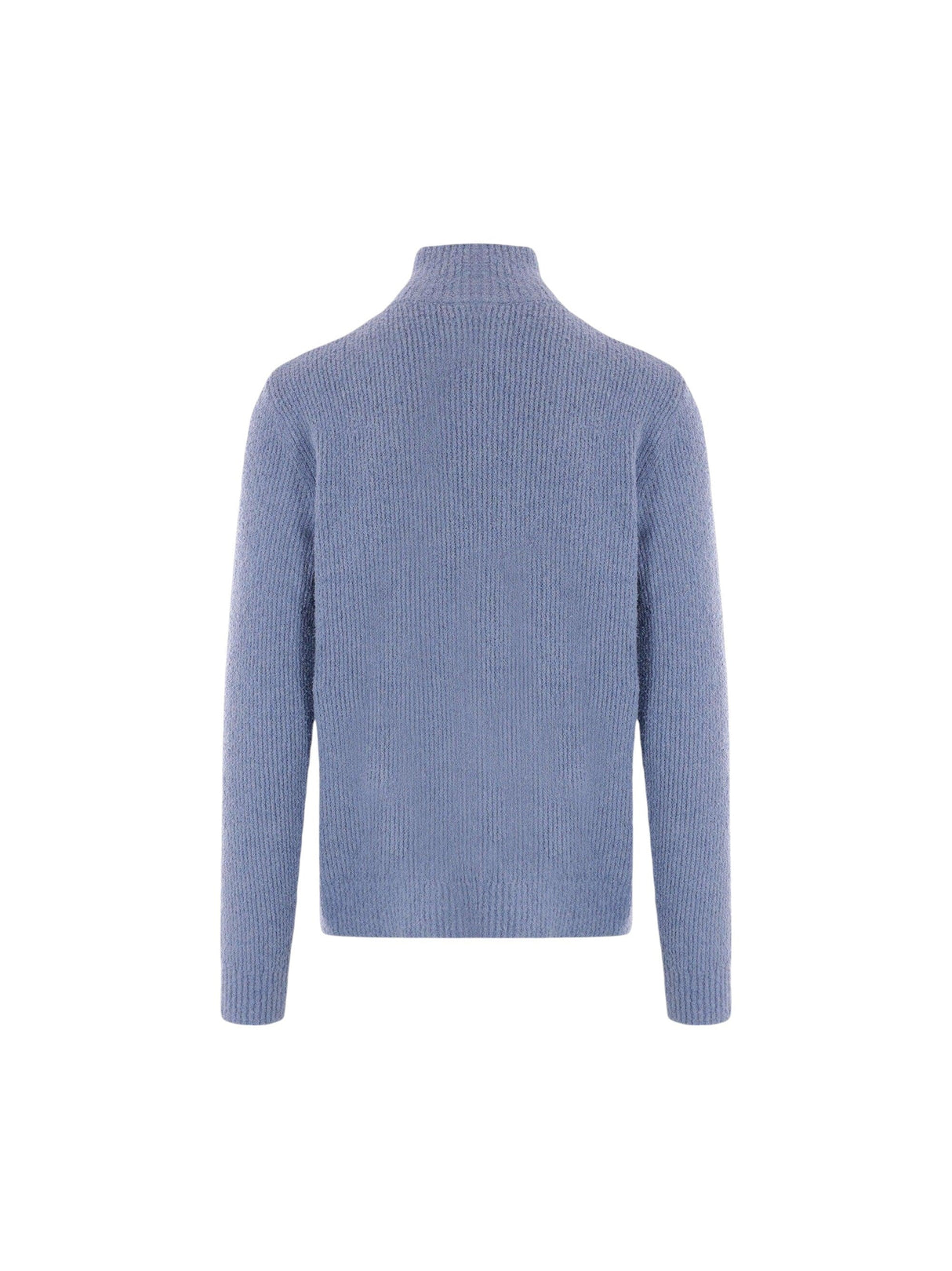 Henley Bouclé Half-zip Sweater-JW ANDERSON-JOHN JULIA