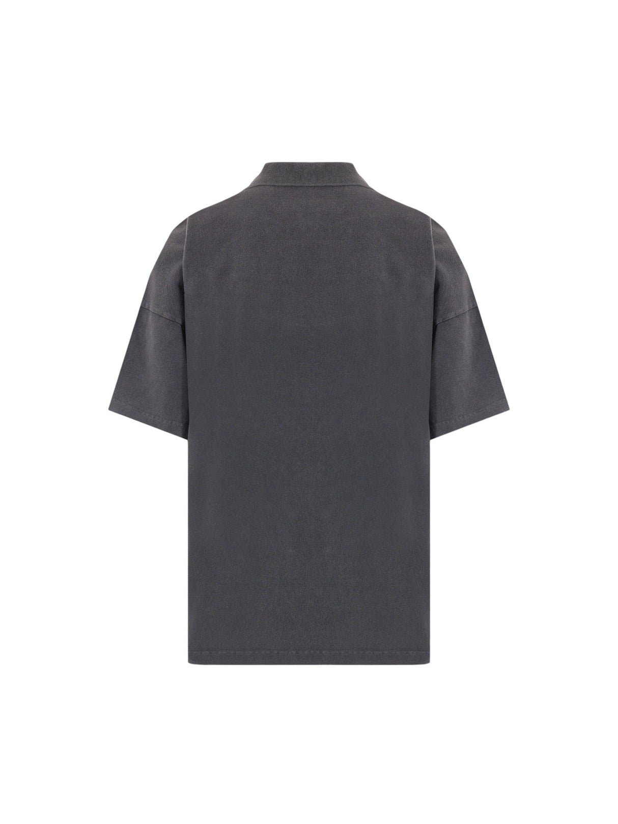 Logo Embroidered Piquet Oversized Polo-JW ANDERSON-JOHN JULIA