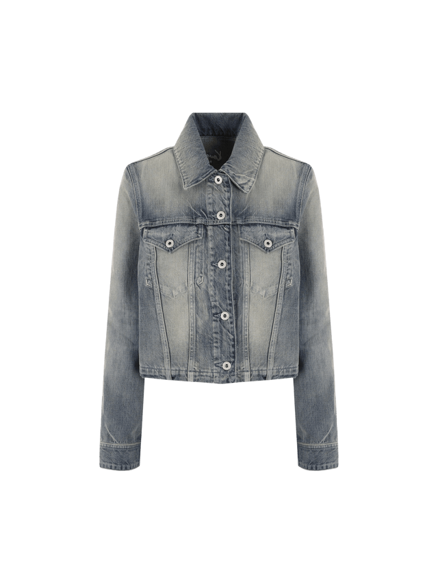 Kenzo Archive Japanese Denim Trucker Jacket-KENZO-JOHN JULIA