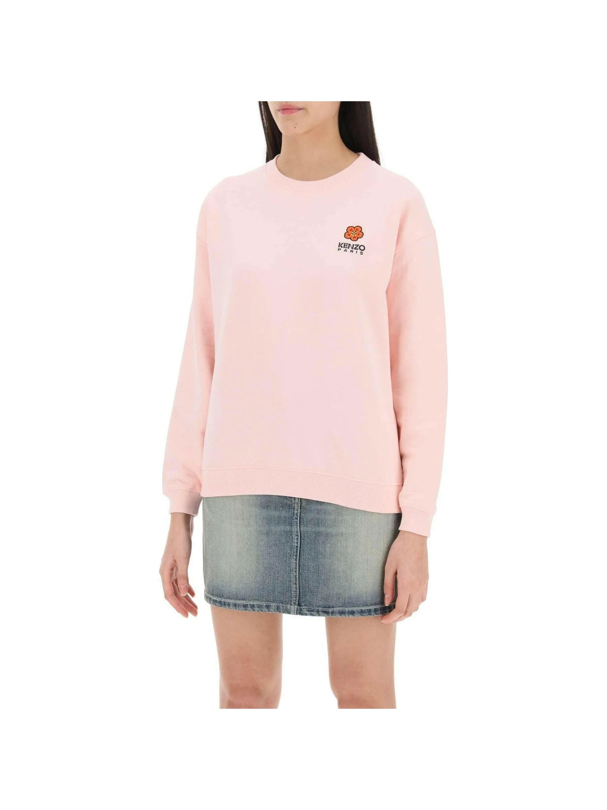 Boke Flower Embroidered Sweatshirt.