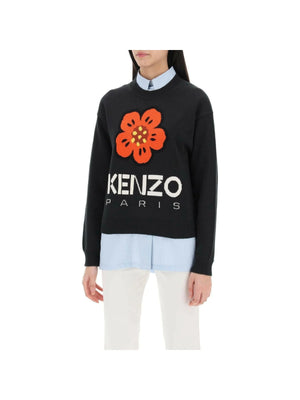 KENZO-Bokè Flower Sweater In Organic Cotton-JOHN JULIA