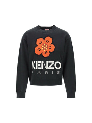 KENZO-Bokè Flower Sweater In Organic Cotton-JOHN JULIA