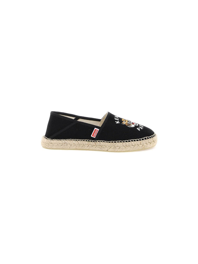 Canvas Espadrilles With Logo Embroidery