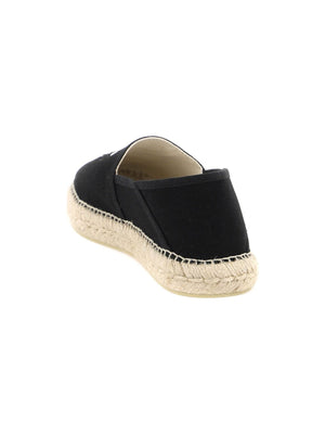 Canvas Espadrilles With Logo Embroidery