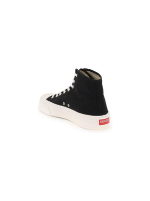 KENZO-Canvas High-Top Sneakers-JOHN JULIA