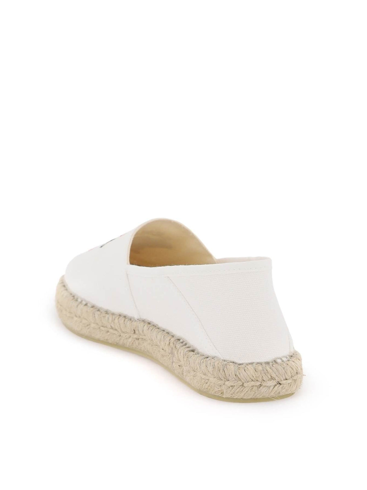 Canvas Espadrilles With Logo Embroidery