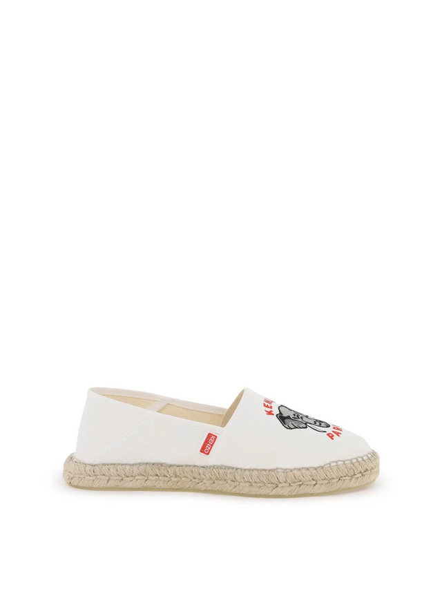 Canvas Espadrilles With Logo Embroidery