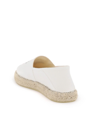 Canvas Espadrilles With Logo Embroidery