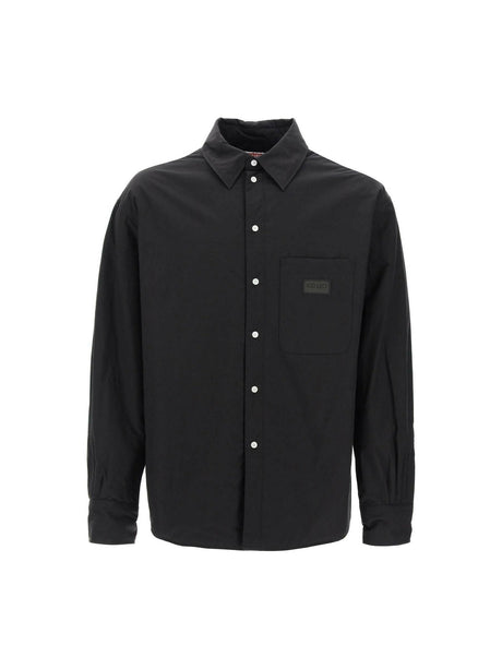 Cotton Canvas Overshirt KENZO JOHN JULIA.