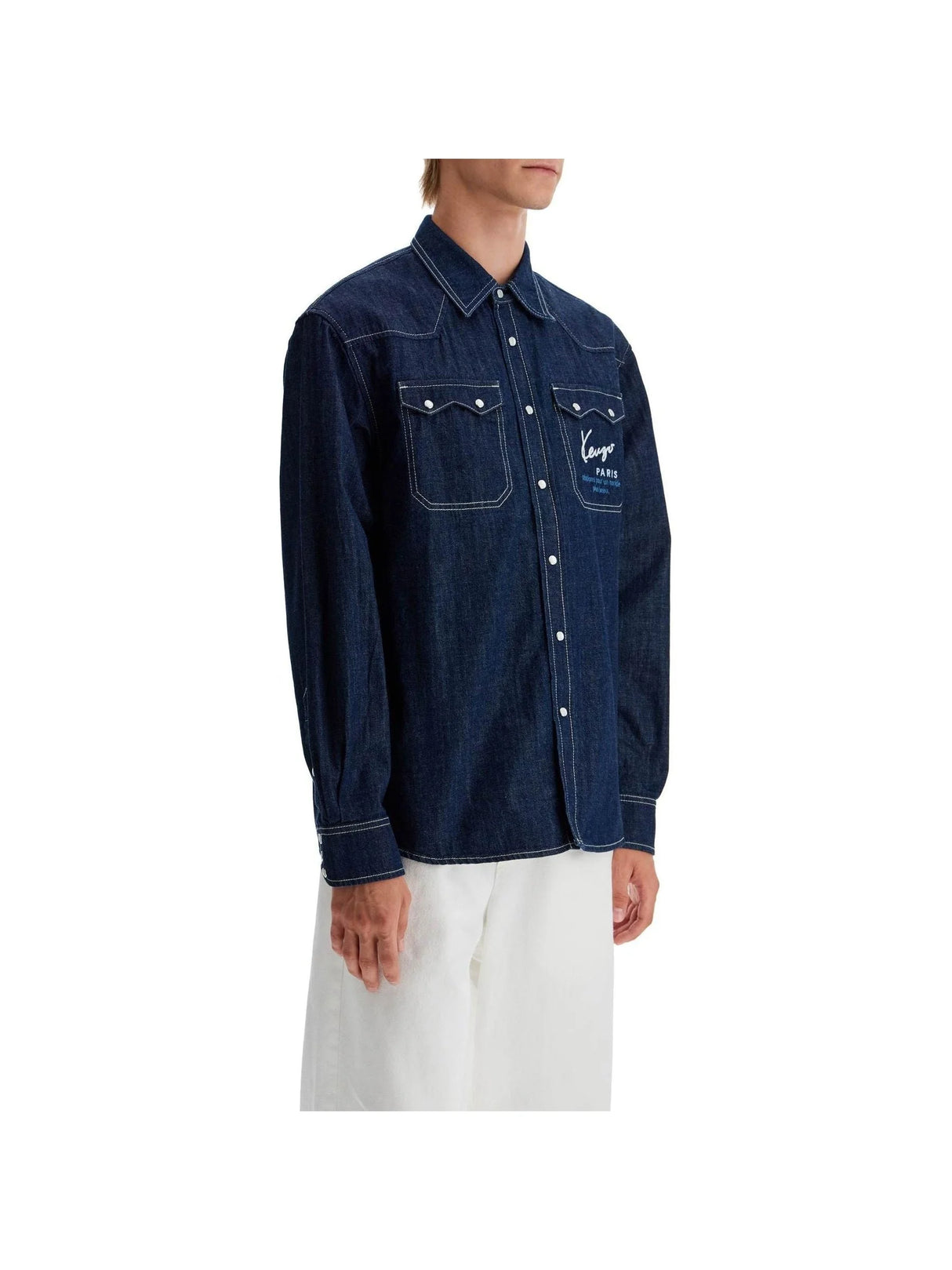 Denim Western Shirt For Men