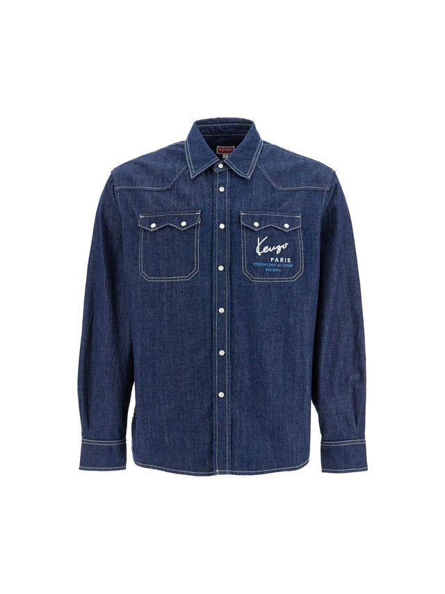 Denim Western Shirt For Men