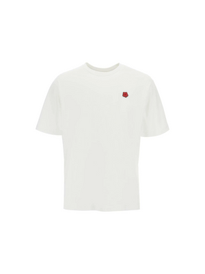 Embroidered Boke Flower T-Shirt.