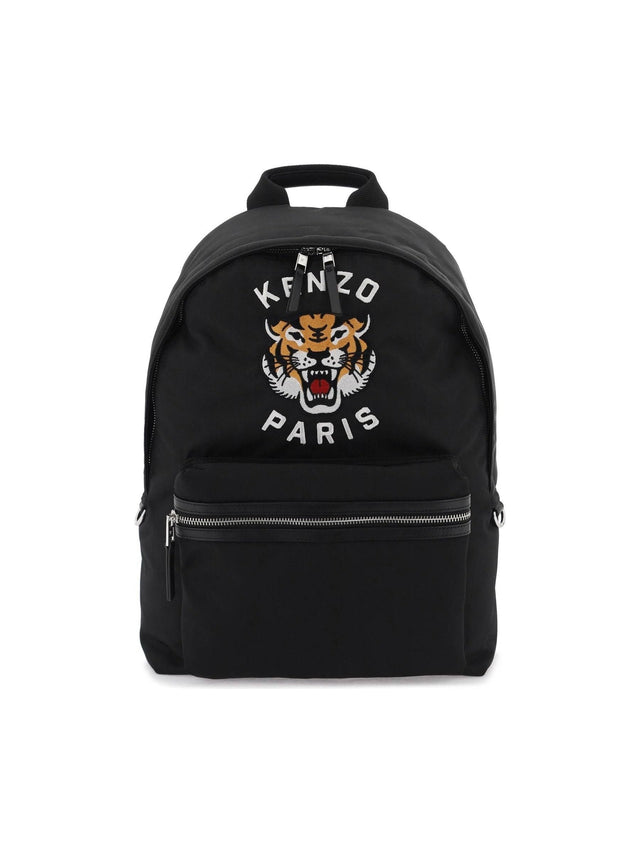 KENZO-Embroidered Kenzo Varsity Rucksack -JOHN JULIA.