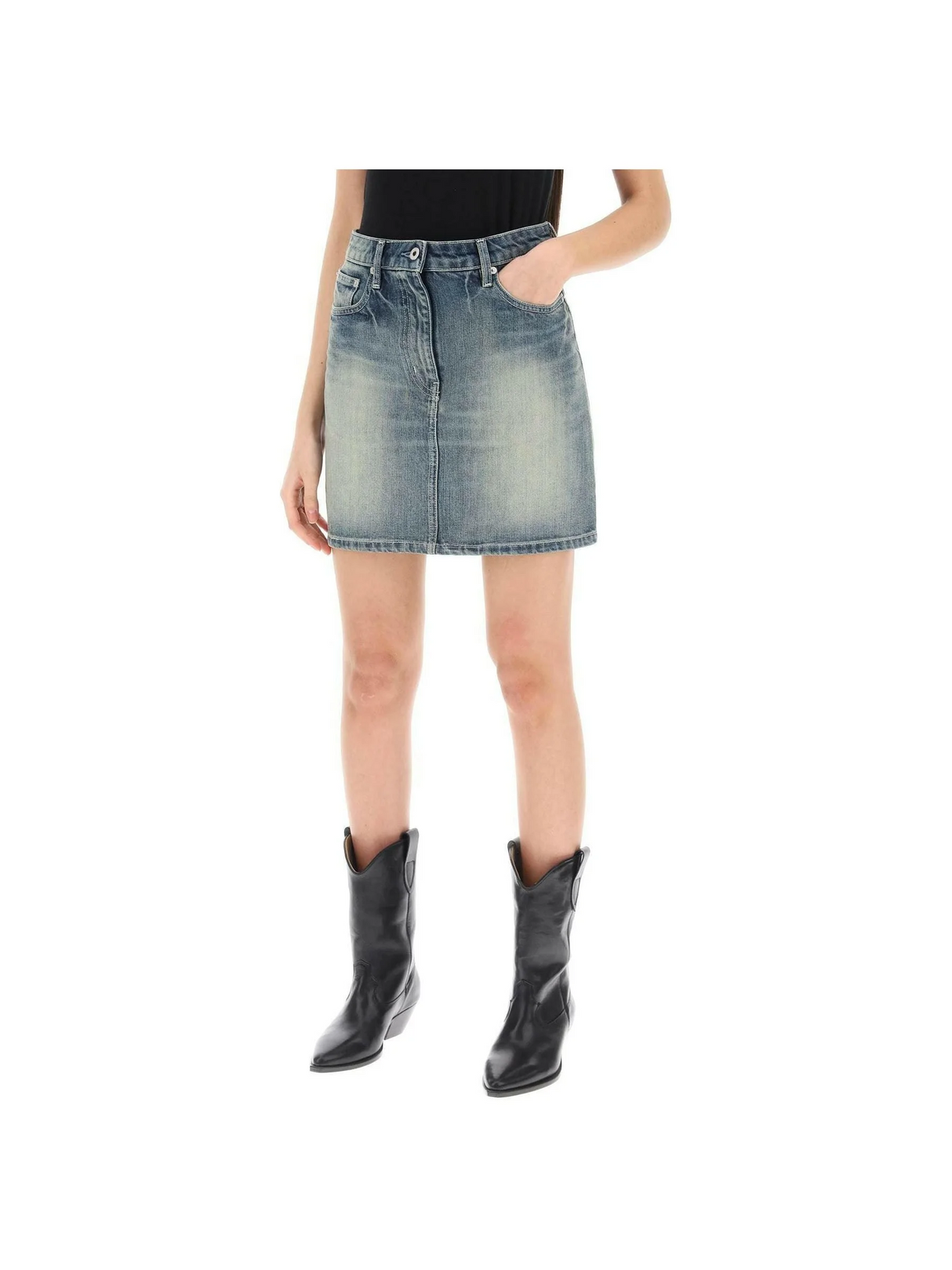 Japanese Denim Mini Skirt KENZO JOHN JULIA.