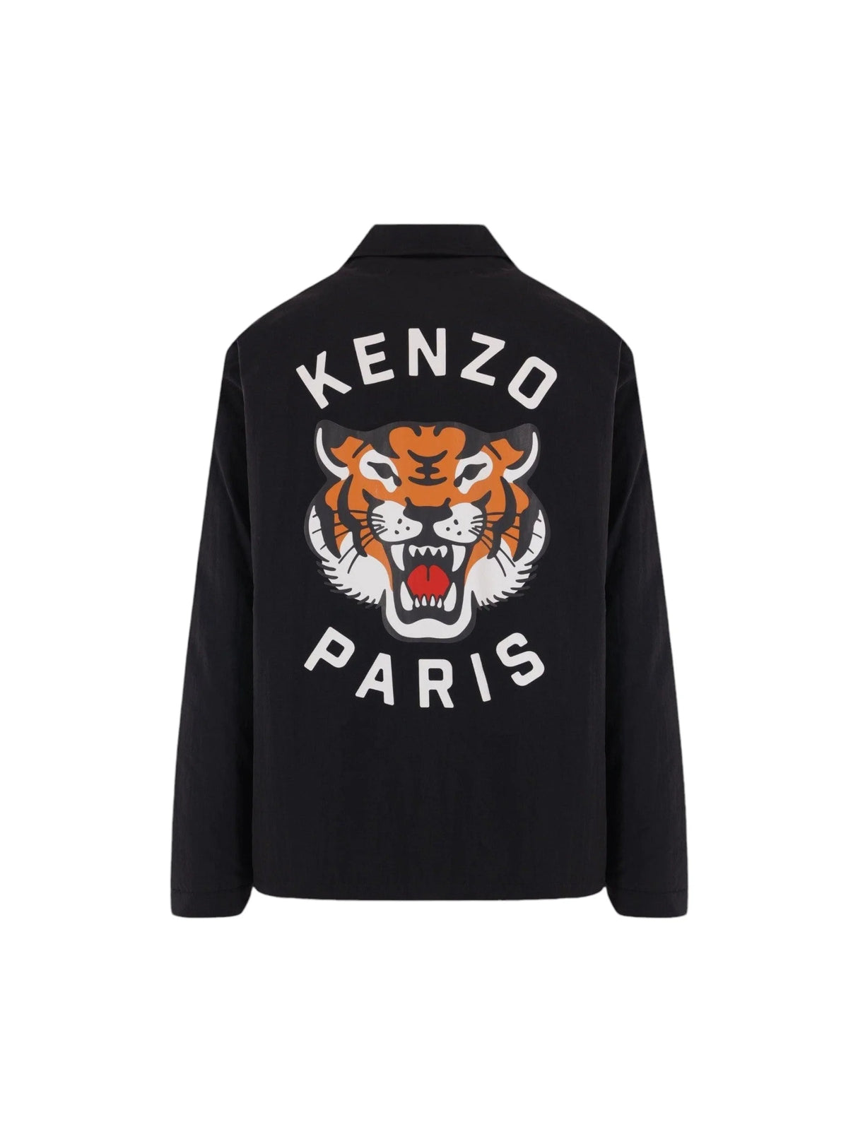 Lucky Tiger Logo Printed Nylon Padded Jacket-KENZO-JOHN JULIA