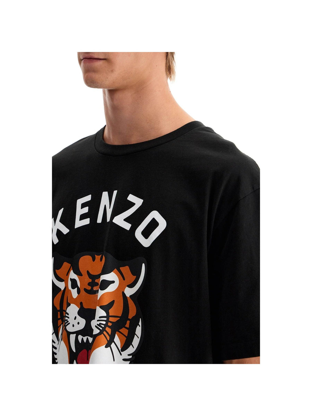 KENZO-Lucky Tiger Oversized T-Shirt-JOHN JULIA