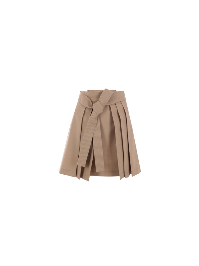 Wool Pleated Miniskirt-KENZO-JOHN JULIA