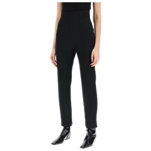 Black Satin High-Waisted Lenn Pants KHAITE JOHN JULIA.