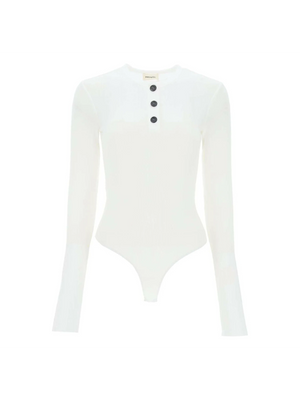 Janelle Ribbed Bodysuit KHAITE JOHN JULIA.