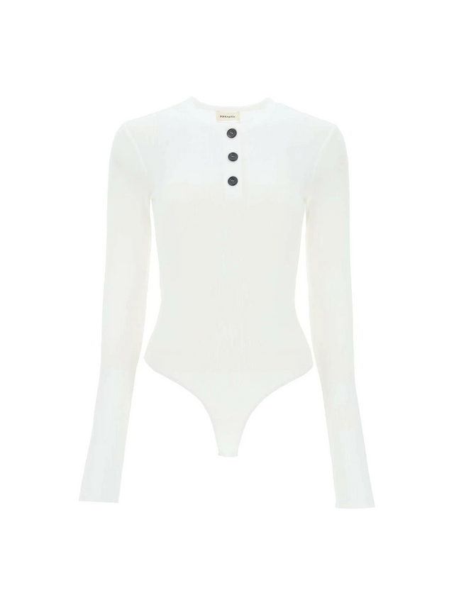 Janelle Ribbed Bodysuit KHAITE JOHN JULIA.