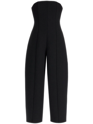 Lennex Strapless Wide-Leg Jumpsuit-Khaite-JOHN JULIA