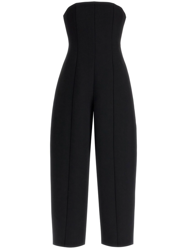 Lennex Strapless Wide-Leg Jumpsuit-Khaite-JOHN JULIA