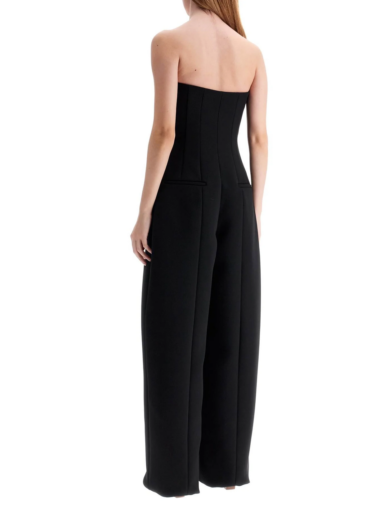 Lennex Strapless Wide-Leg Jumpsuit-Khaite-JOHN JULIA