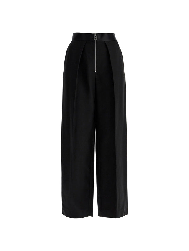 Marine Pleated Pants With