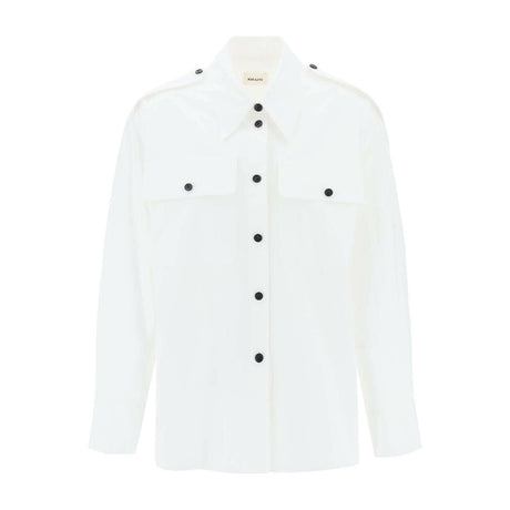 White Missa Cotton Poplin Shirt KHAITE JOHN JULIA.