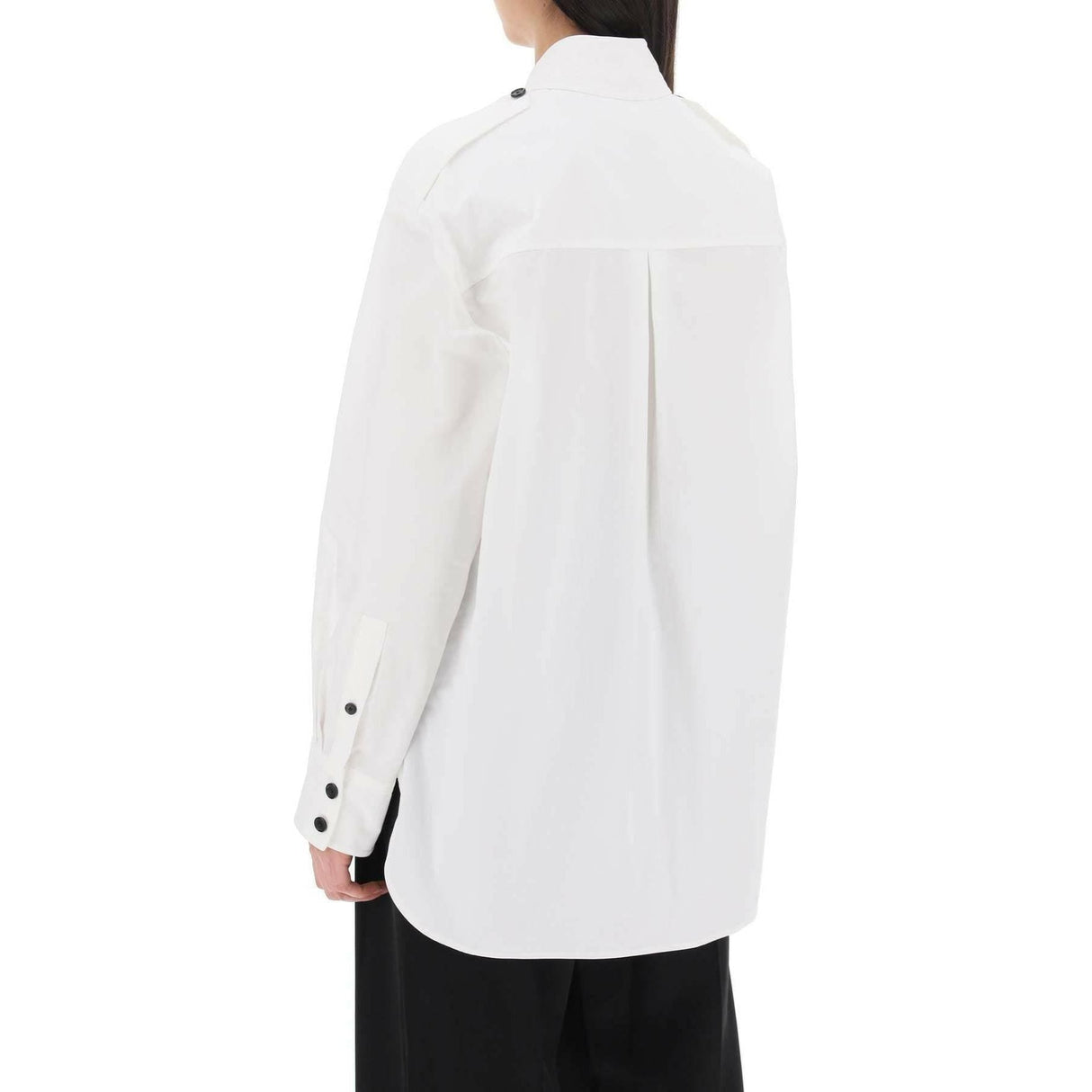 White Missa Cotton Poplin Shirt KHAITE JOHN JULIA.