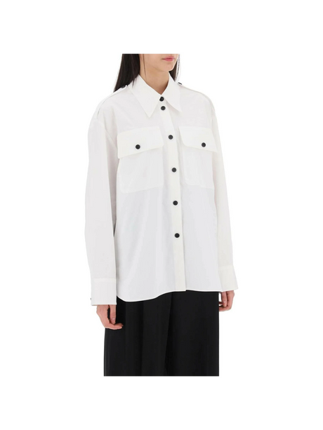 White Missa Cotton Poplin Shirt KHAITE JOHN JULIA.