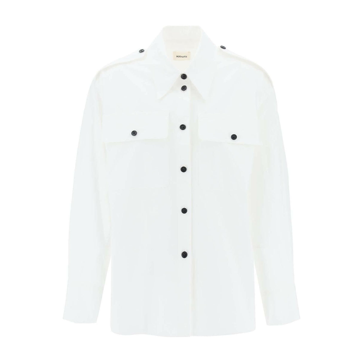 White Missa Cotton Poplin Shirt KHAITE JOHN JULIA.