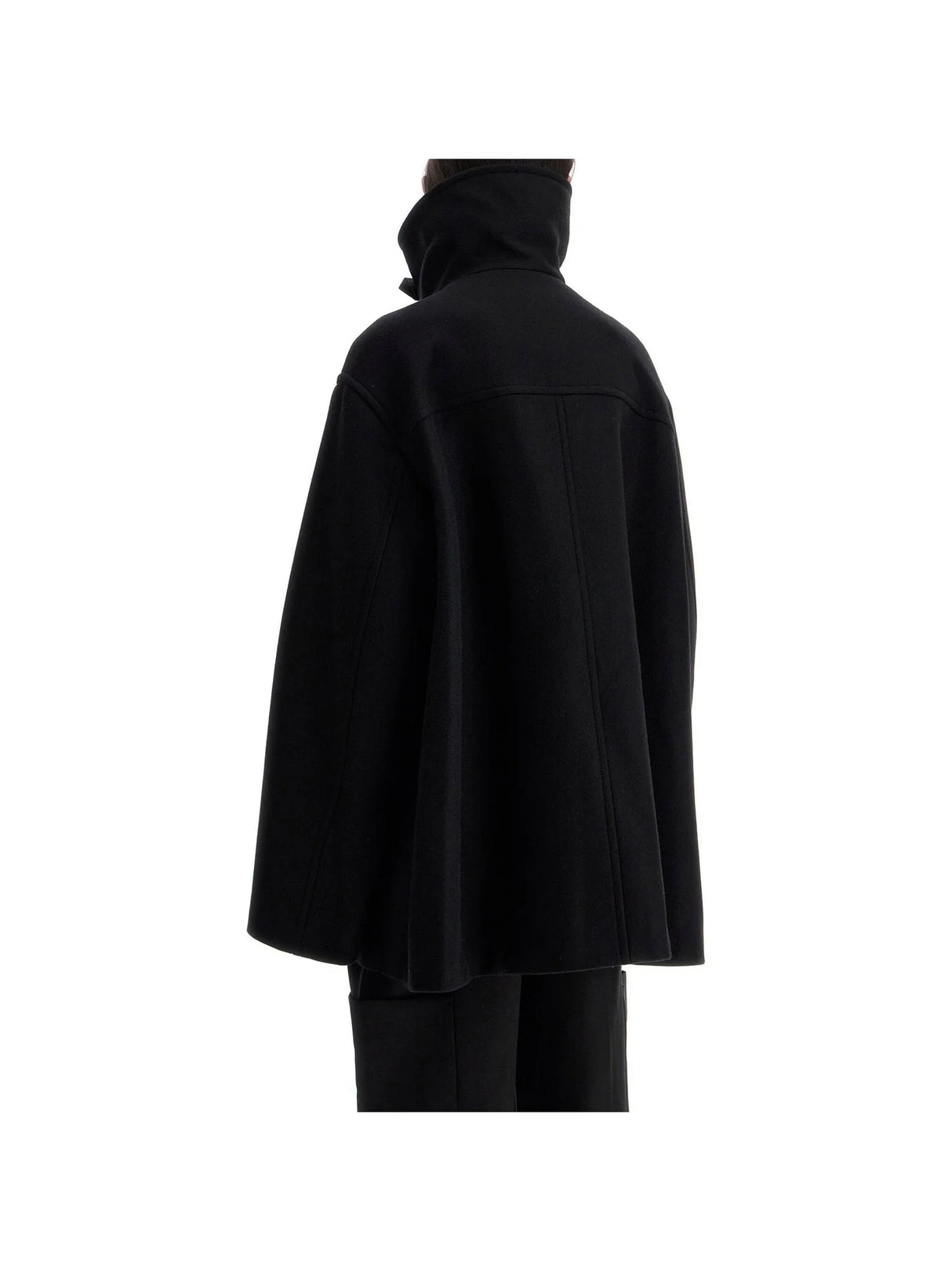 Wool And Leather Melbo Coat