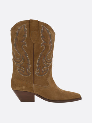 Duerto Suede Western Boots-ISABEL MARANT-JOHN JULIA