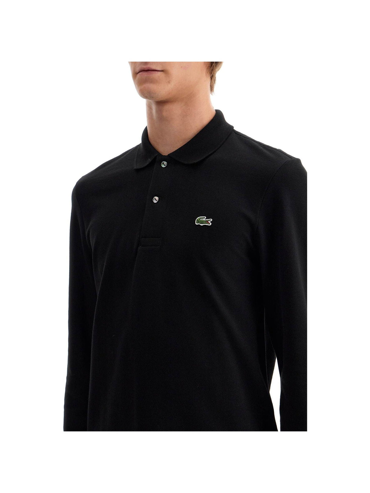 LACOSTE-"Classic Fit Long Sleeve Polo Shirt -JOHN JULIA.