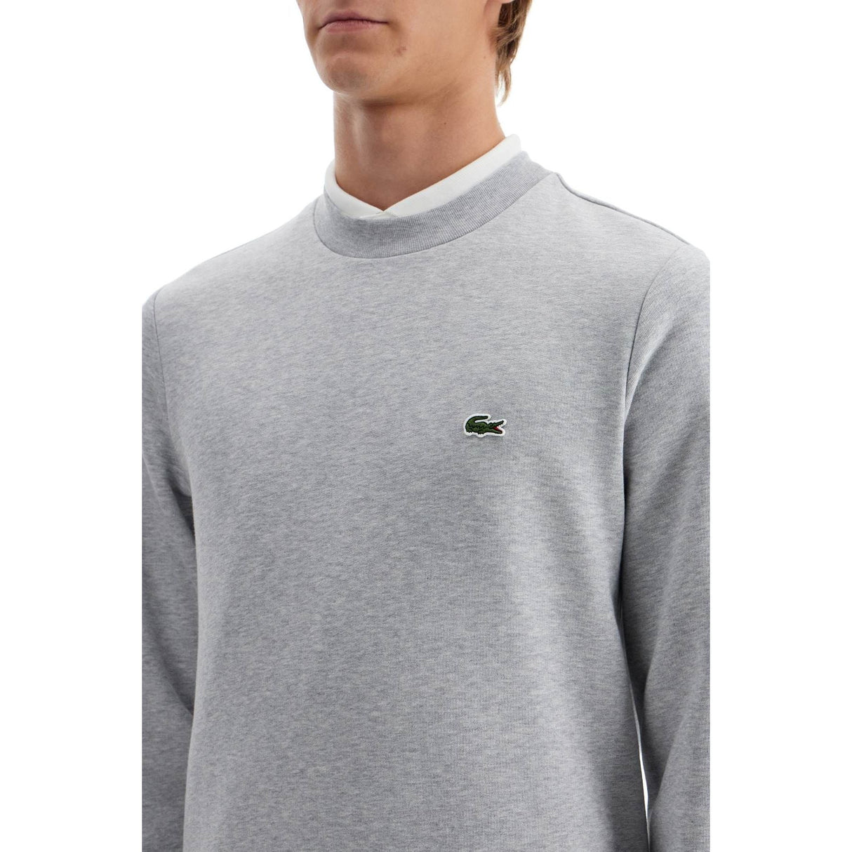 LACOSTE-Classic Fit Crewneck Sweatshirt -JOHN JULIA.