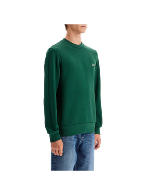 LACOSTE-Classic Fit Crewneck Sweatshirt -JOHN JULIA.