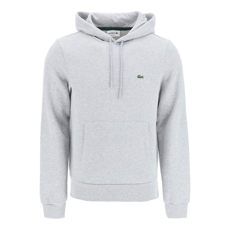 LACOSTE-Cotton Jersey Hoodie -JOHN JULIA.