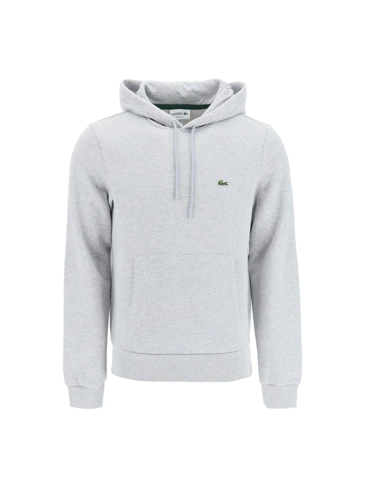 LACOSTE-Cotton Jersey Hoodie -JOHN JULIA.