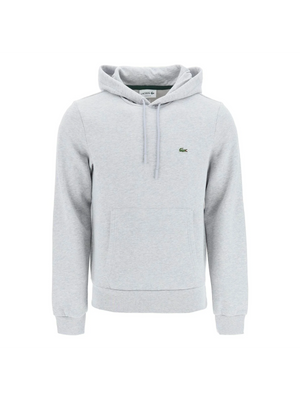 LACOSTE-Cotton Jersey Hoodie -JOHN JULIA.