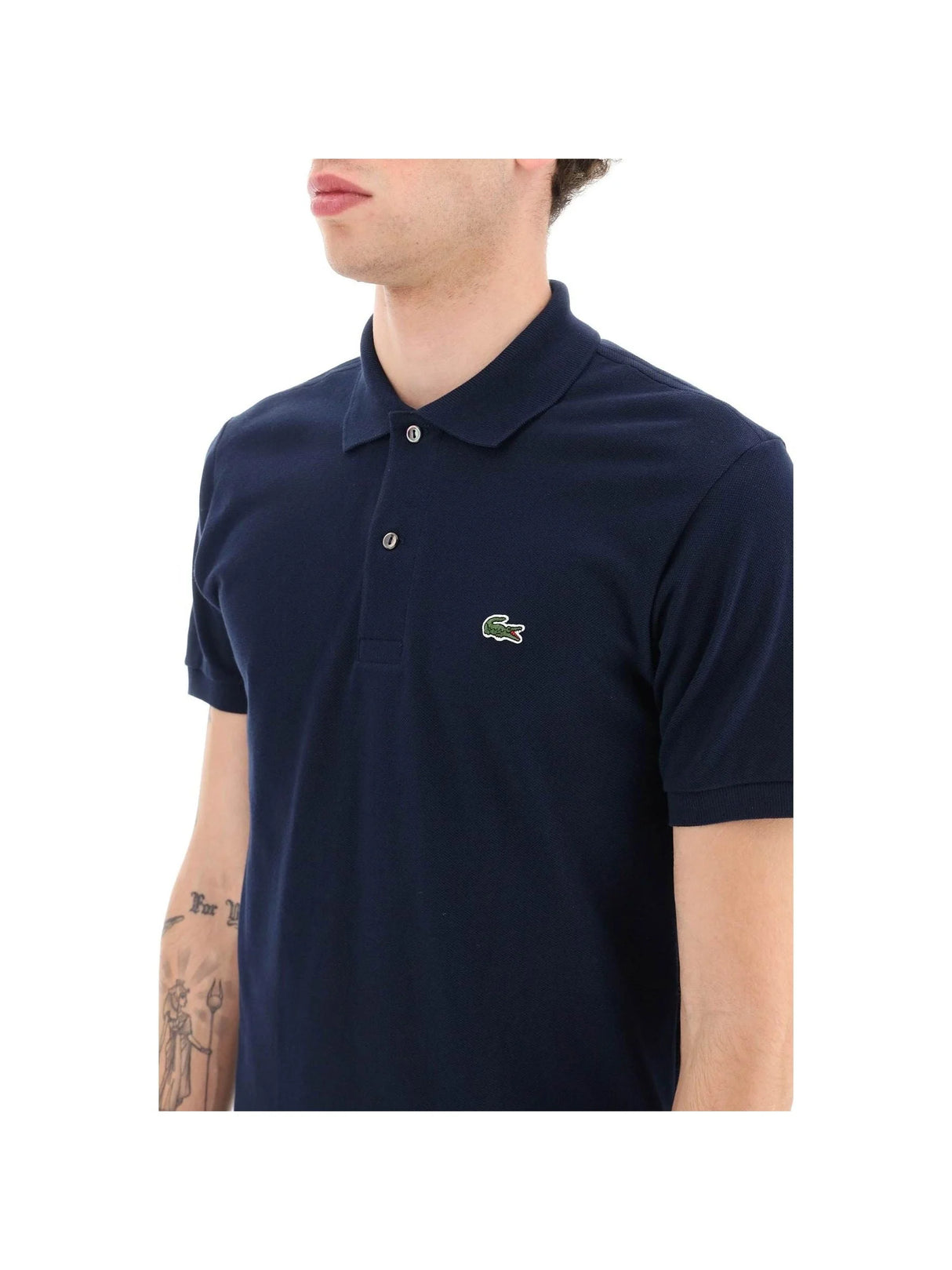 LACOSTE-Cotton Piquet Polo -JOHN JULIA.