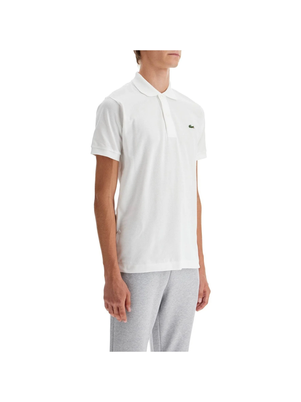 LACOSTE-Cotton Piquet Polo -JOHN JULIA.