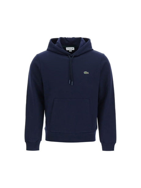 LACOSTE-Hoodie With Logo Patch -JOHN JULIA.