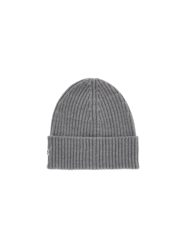 Ribbed Wool Beanie Hat - OS - Men > Accessories > Scarves hats and gloves > Hats