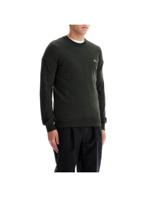 Wool Blend Crewneck Sweater-Lacoste-JOHN JULIA