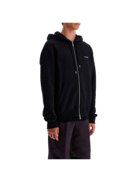 LANVIN-Archives Print Zipped Hoodie -JOHN JULIA.