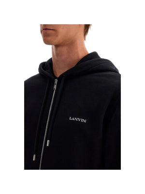 LANVIN-Archives Print Zipped Hoodie -JOHN JULIA.