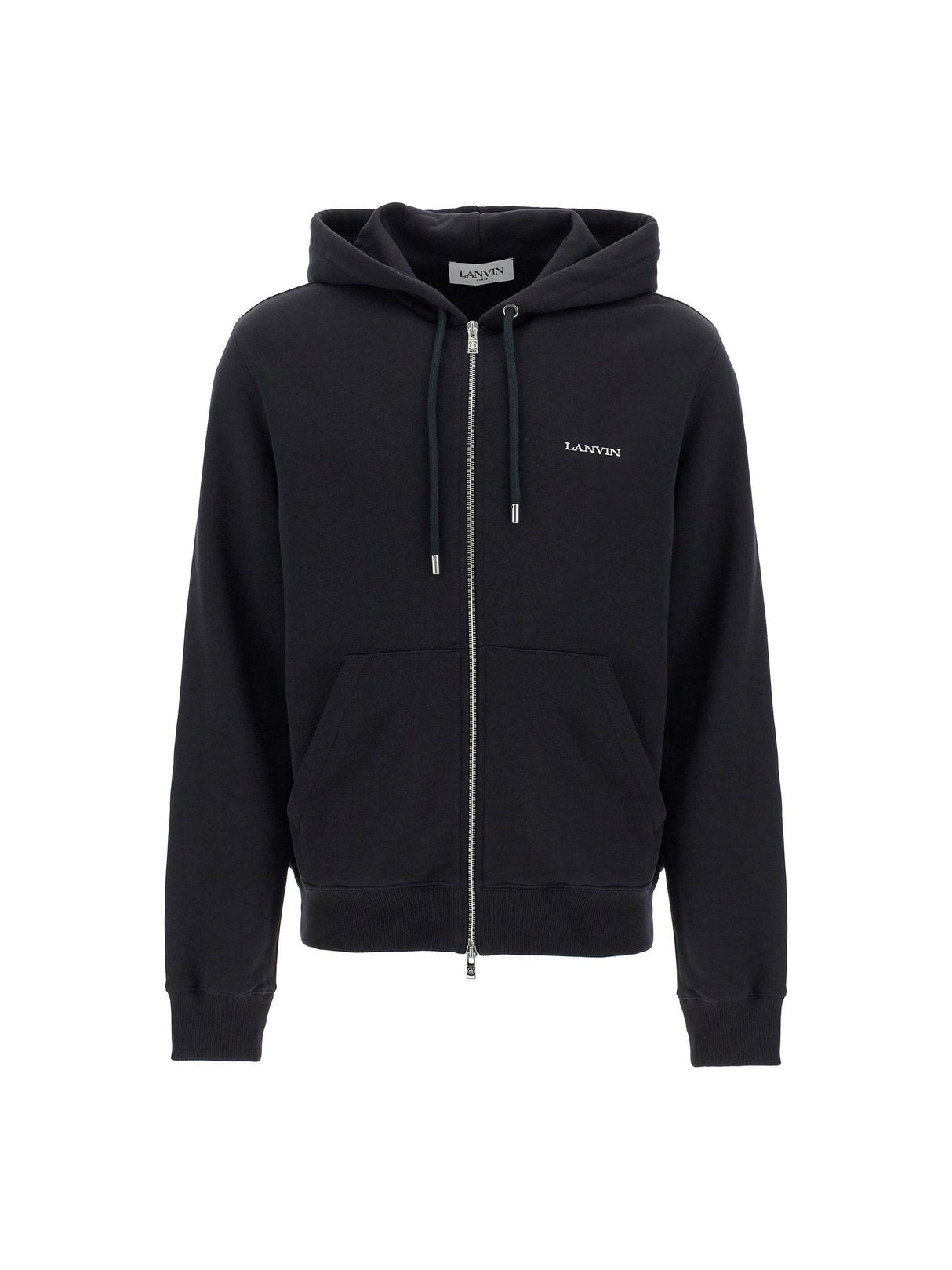 LANVIN-Archives Print Zipped Hoodie -JOHN JULIA.